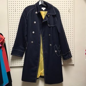 Ann Taylor LOFT navy blue light jacket/coat